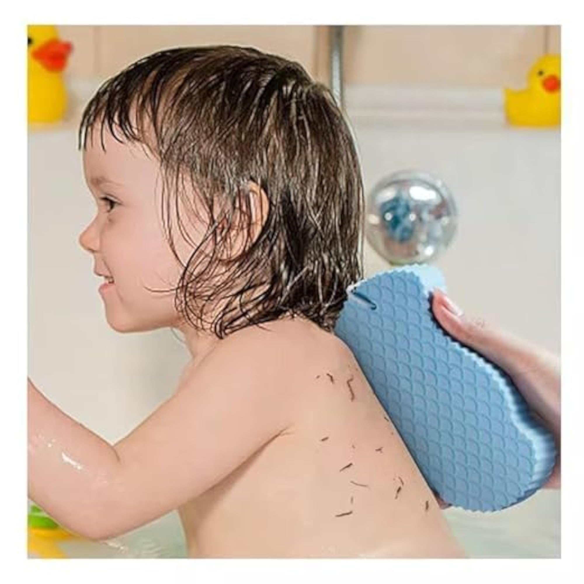 Pack of 2 Super Soft Bath Sponge Scrubber for Kids & Babies, Gentle Exfoliating